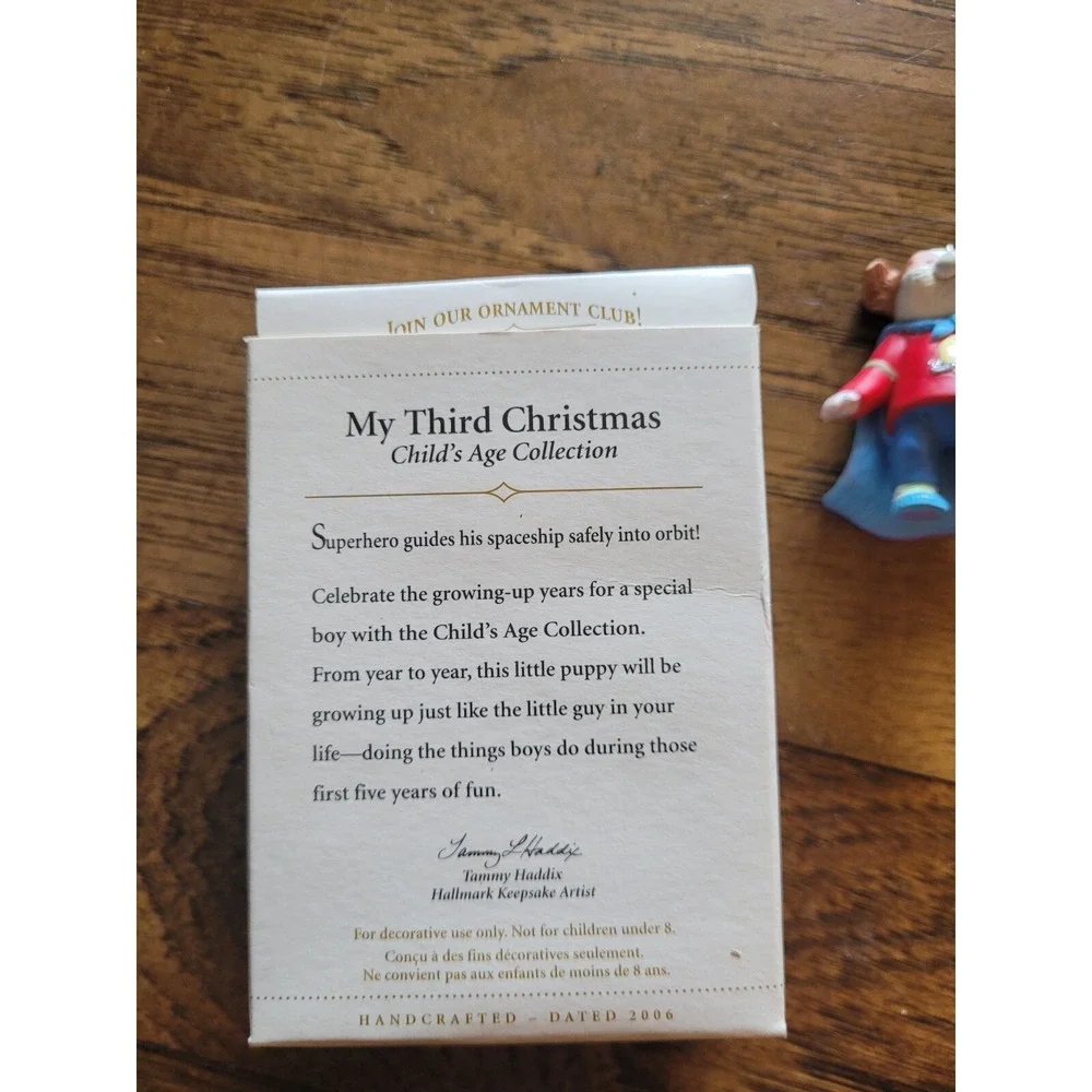 2006, CHILD'S THIRD CHRISTMAS, HALLMARK KEEPSAKE ORNAMENT